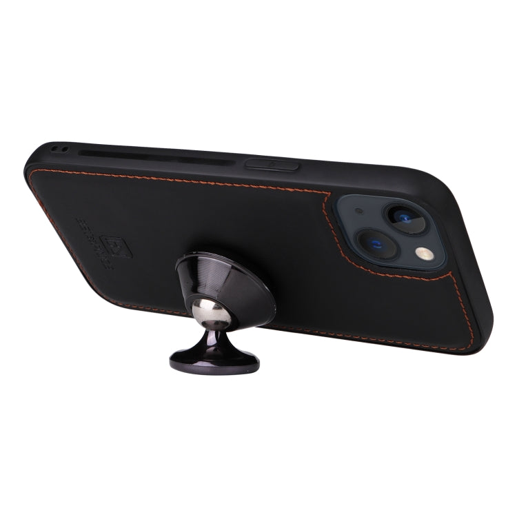 For iPhone 13 / 14 BETOPNICE BN-005 2 in 1 Detachable Imitate Genuine Leather Phone Case(Black) - iPhone 14 Cases by BETOPNICE | Online Shopping UK | buy2fix