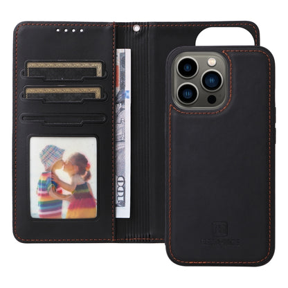 For iPhone 13 Pro BETOPNICE BN-005 2 in 1 Detachable Imitate Genuine Leather Phone Case(Black) - iPhone 13 Pro Cases by BETOPNICE | Online Shopping UK | buy2fix