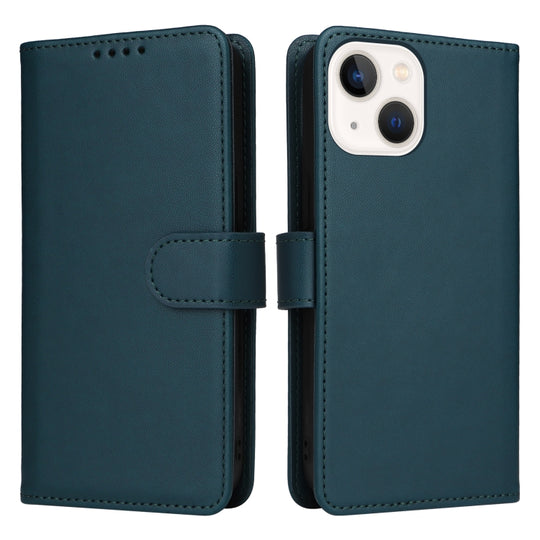 For iPhone 13 mini BETOPNICE BN-005 2 in 1 Detachable Imitate Genuine Leather Phone Case(Blue)
