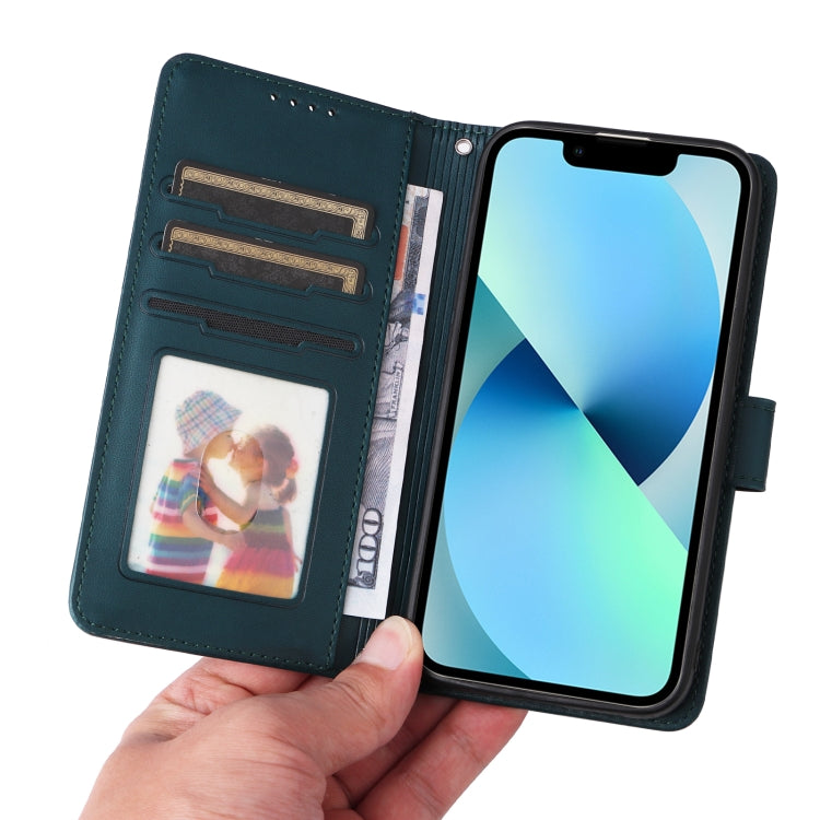 For iPhone 13 mini BETOPNICE BN-005 2 in 1 Detachable Imitate Genuine Leather Phone Case(Blue) - iPhone 13 mini Cases by BETOPNICE | Online Shopping UK | buy2fix