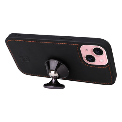 For iPhone 15 BETOPNICE BN-005 2 in 1 Detachable Imitate Genuine Leather Phone Case(Black) - iPhone 15 Cases by BETOPNICE | Online Shopping UK | buy2fix