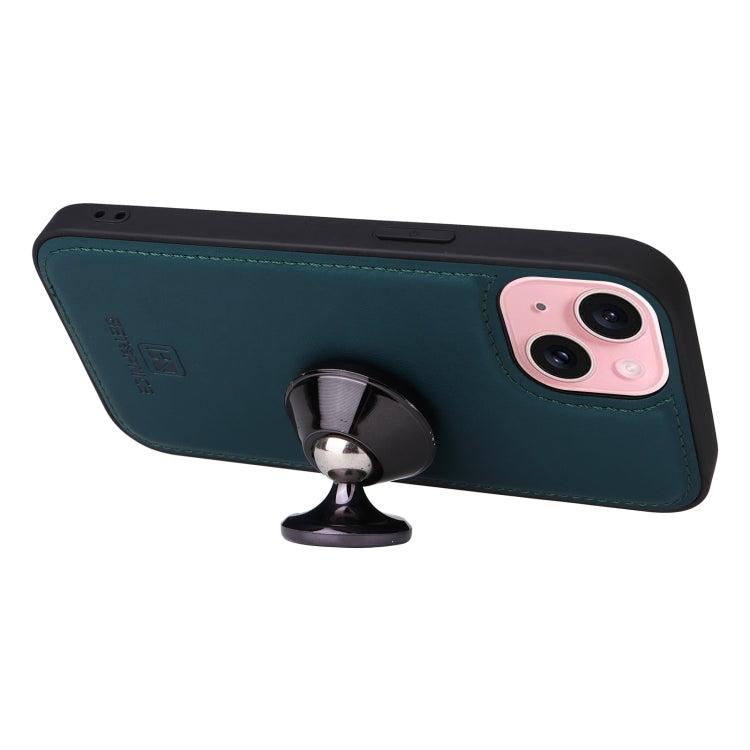 For iPhone 15 BETOPNICE BN-005 2 in 1 Detachable Imitate Genuine Leather Phone Case(Blue) - iPhone 15 Cases by BETOPNICE | Online Shopping UK | buy2fix