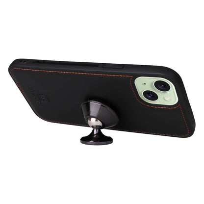 For iPhone 15 Plus BETOPNICE BN-005 2 in 1 Detachable Imitate Genuine Leather Phone Case(Black) - iPhone 15 Plus Cases by BETOPNICE | Online Shopping UK | buy2fix