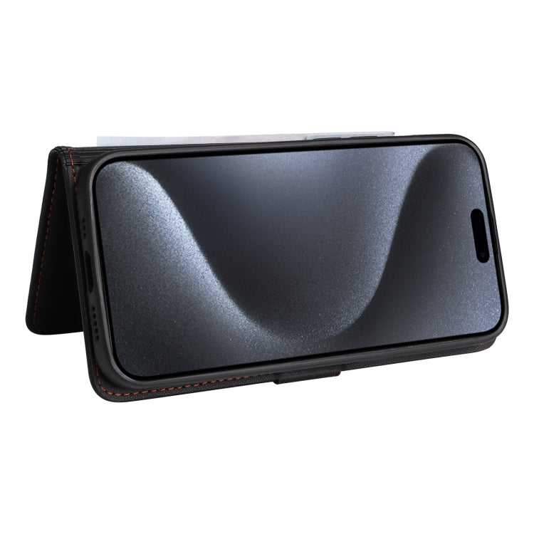For iPhone 15 Pro BETOPNICE BN-005 2 in 1 Detachable Imitate Genuine Leather Phone Case(Black) - iPhone 15 Pro Cases by BETOPNICE | Online Shopping UK | buy2fix