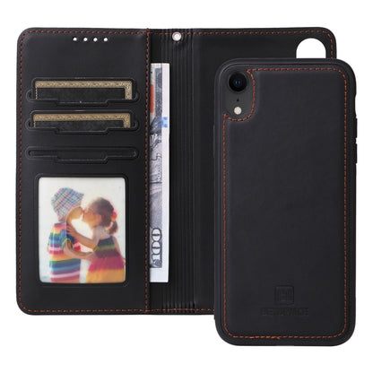 For iPhone XR BETOPNICE BN-005 2 in 1 Detachable Imitate Genuine Leather Phone Case(Black) - More iPhone Cases by BETOPNICE | Online Shopping UK | buy2fix