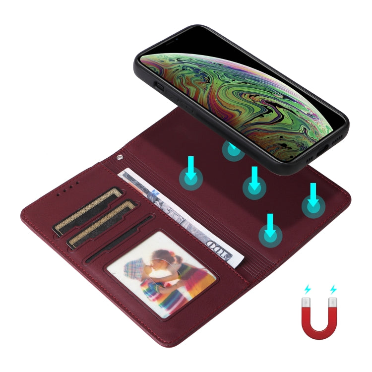 For iPhone XS Max BETOPNICE BN-005 2 in 1 Detachable Imitate Genuine Leather Phone Case(Brown) - More iPhone Cases by BETOPNICE | Online Shopping UK | buy2fix