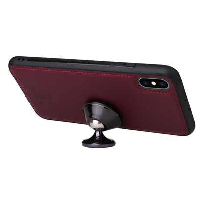 For iPhone XS Max BETOPNICE BN-005 2 in 1 Detachable Imitate Genuine Leather Phone Case(Brown) - More iPhone Cases by BETOPNICE | Online Shopping UK | buy2fix