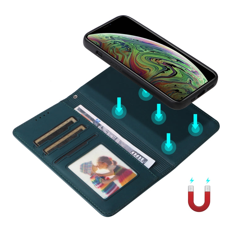 For iPhone XS Max BETOPNICE BN-005 2 in 1 Detachable Imitate Genuine Leather Phone Case(Blue) - More iPhone Cases by BETOPNICE | Online Shopping UK | buy2fix