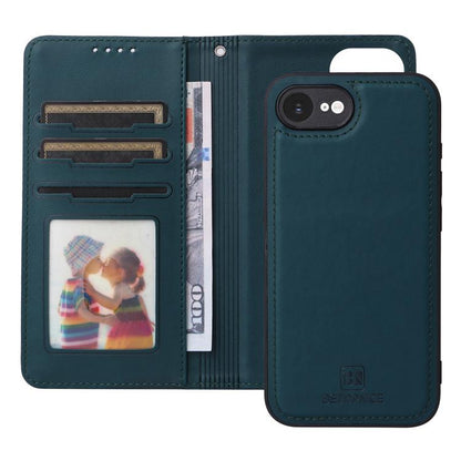For iPhone 16e BETOPNICE BN-005 2 in 1 Detachable Imitate Genuine Leather Phone Case(Blue) - iPhone 16e Cases by BETOPNICE | Online Shopping UK | buy2fix