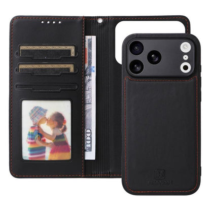 For iPhone 17 Pro Max BETOPNICE BN-005 2 in 1 Detachable Imitate Genuine Leather Phone Case(Black) - iPhone 17 Pro Max Cases by BETOPNICE | Online Shopping UK | buy2fix