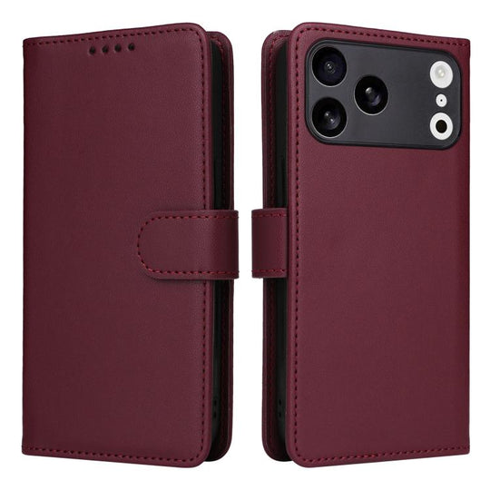 For iPhone 18 Pro Max / 17 Pro Max BETOPNICE BN-005 2 in 1 Detachable Imitate Genuine Leather Phone Case(Wine Red)