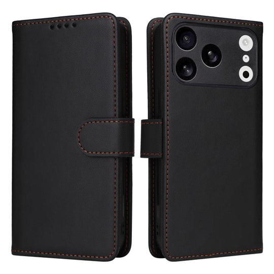 For iPhone 18 Pro / 17 Pro BETOPNICE BN-005 2 in 1 Detachable Imitate Genuine Leather Phone Case(Black)
