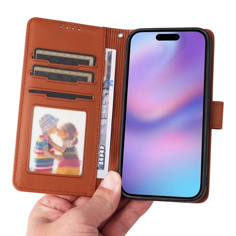 For iPhone 17 BETOPNICE BN-005 2 in 1 Detachable Imitate Genuine Leather Phone Case(Brown) - iPhone 17 Cases by BETOPNICE | Online Shopping UK | buy2fix