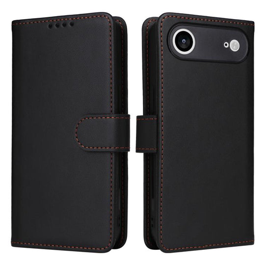 For iPhone Air BETOPNICE BN-005 2 in 1 Detachable Imitate Genuine Leather Phone Case(Black)
