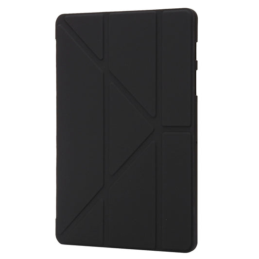 For Samsung Galaxy Tab S10+ / S9+ Deformation Silicone Leather Tablet Case(Black) - Galaxy Tab S9+ Cases by buy2fix | Online Shopping UK | buy2fix