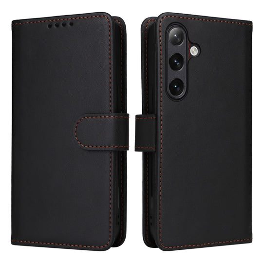 For Samsung Galaxy S24+ 5G BETOPNICE BN-005 2 in 1 Detachable Imitate Genuine Leather Phone Case(Black)