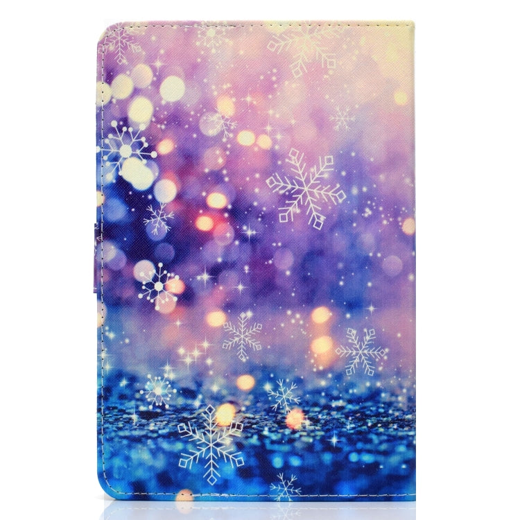 For 7 inch Universal Colored Drawing Pattern Horizontal Flip PU Leather Case with Holder & Card Slots(Purple Quicksand) - 7 inch by buy2fix | Online Shopping UK | buy2fix