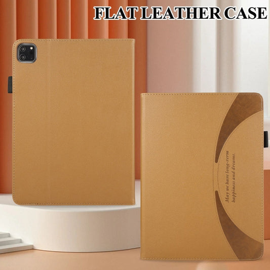 For iPad Pro 11 2022 / Air 10.9 2022 Litchi Texture Leather Sucker Tablet Case(Brown) - iPad Pro 11 (2020) Cases by buy2fix | Online Shopping UK | buy2fix