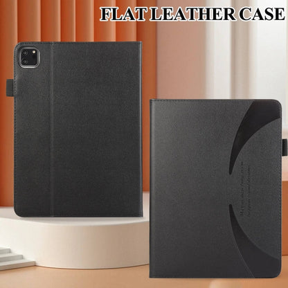 For iPad Pro 11 2022 / Air 10.9 2022 Litchi Texture Leather Sucker Tablet Case(Black) - iPad Pro 11 (2020) Cases by buy2fix | Online Shopping UK | buy2fix