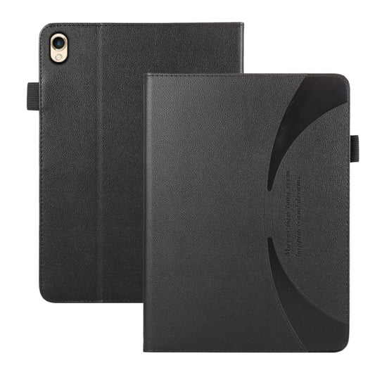 For iPad 10.2 2021 / 2020 Litchi Texture Leather Sucker Tablet Case(Black) - iPad 10.2 Cases by buy2fix | Online Shopping UK | buy2fix