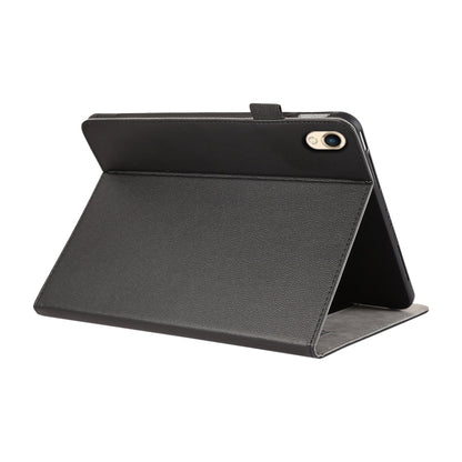 For iPad 10.2 2021 / 2020 Litchi Texture Leather Sucker Tablet Case(Black) - iPad 10.2 Cases by buy2fix | Online Shopping UK | buy2fix