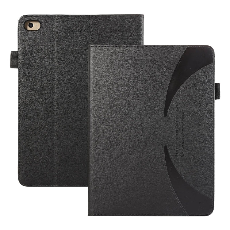 For iPad mini 5 / 4 / 3 / 2 Litchi Texture Leather Sucker Tablet Case(Black) - iPad mini (2019) / mini 5 Cases by buy2fix | Online Shopping UK | buy2fix