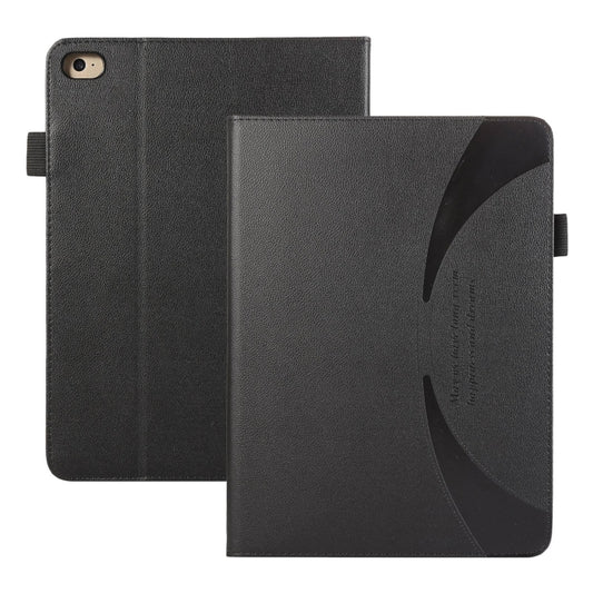 For iPad mini 5 / 4 / 3 / 2 Litchi Texture Leather Sucker Tablet Case(Black) - iPad mini (2019) / mini 5 Cases by buy2fix | Online Shopping UK | buy2fix