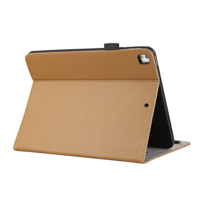 For iPad Air / Air 2 / 9.7 2017 / 2018 Litchi Texture Leather Sucker Tablet Case(Brown) - iPad 9.7 (2018) & (2017) Cases by buy2fix | Online Shopping UK | buy2fix