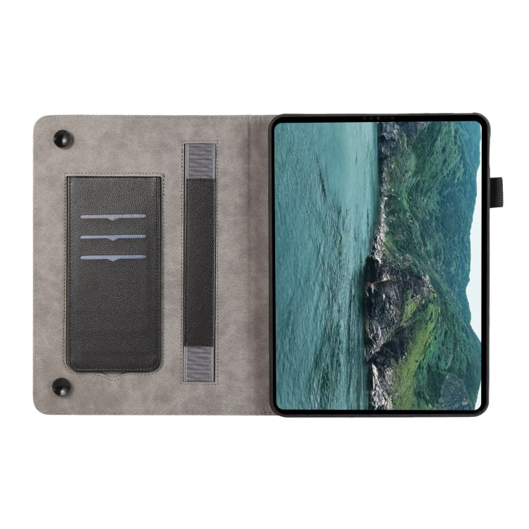 For iPad Air / Air 2 / 9.7 2017 / 2018 Litchi Texture Leather Sucker Tablet Case(Black) - iPad 9.7 (2018) & (2017) Cases by buy2fix | Online Shopping UK | buy2fix