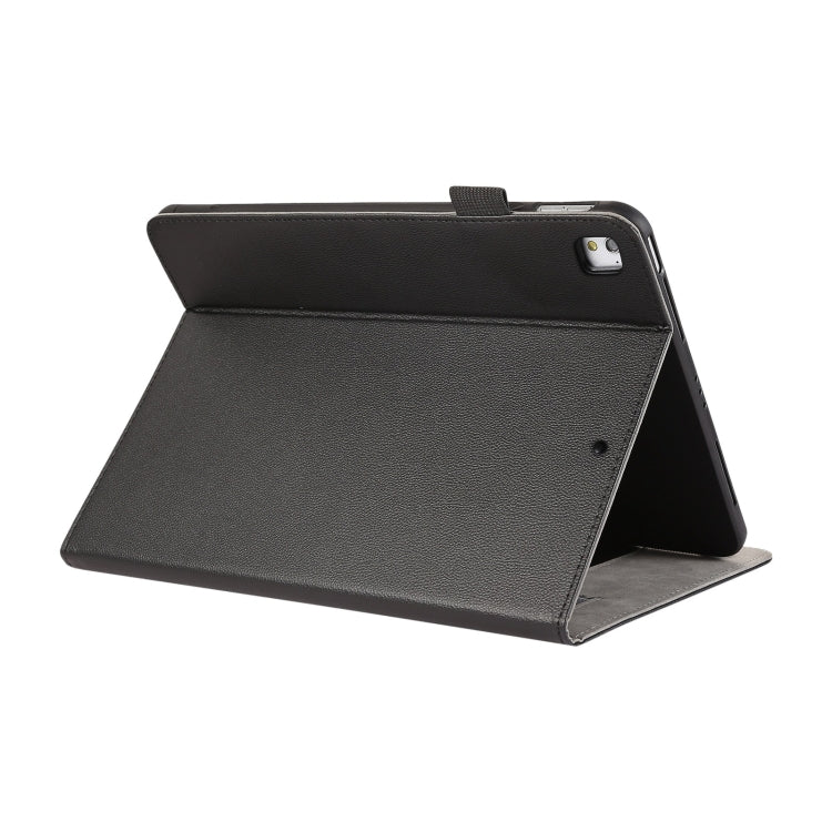 For iPad Air / Air 2 / 9.7 2017 / 2018 Litchi Texture Leather Sucker Tablet Case(Black) - iPad 9.7 (2018) & (2017) Cases by buy2fix | Online Shopping UK | buy2fix