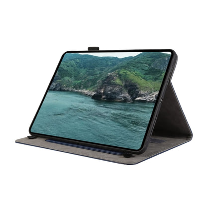 For iPad Air / Air 2 / 9.7 2017 / 2018 Litchi Texture Leather Sucker Tablet Case(Dark Blue) - iPad 9.7 (2018) & (2017) Cases by buy2fix | Online Shopping UK | buy2fix