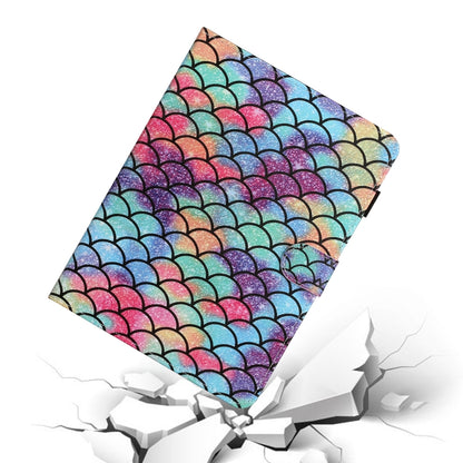 For iPad 9.7 (2017/2018) & Air 2 & Air & iPad Pro 9.7 Colored Drawing Pattern Horizontal Flip PU Leather Case with Holder & Card Slot & Sleep / Wake-up Function(Diamond) - iPad 9.7 (2018) & (2017) Cases by buy2fix | Online Shopping UK | buy2fix