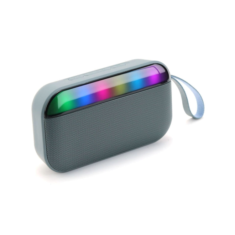 BS56 LED Portable Subwoofer TWS Wireless Bluetooth Speaker(Grey) - Desktop Speaker by buy2fix | Online Shopping UK | buy2fix