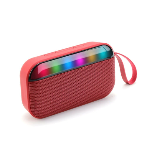 BS56 LED Portable Subwoofer TWS Wireless Bluetooth Speaker(Red) - Desktop Speaker by buy2fix | Online Shopping UK | buy2fix