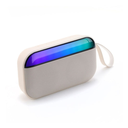 BS56 LED Portable Subwoofer TWS Wireless Bluetooth Speaker(White) - Desktop Speaker by buy2fix | Online Shopping UK | buy2fix