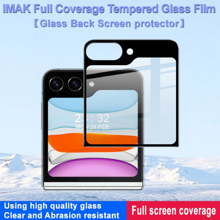 For Samsung Galaxy Z Flip5 5G IMAK Pro+ Series Full Coverage Tempered Back Screen Glass Film - Galaxy Tempered Glass by imak | Online Shopping UK | buy2fix