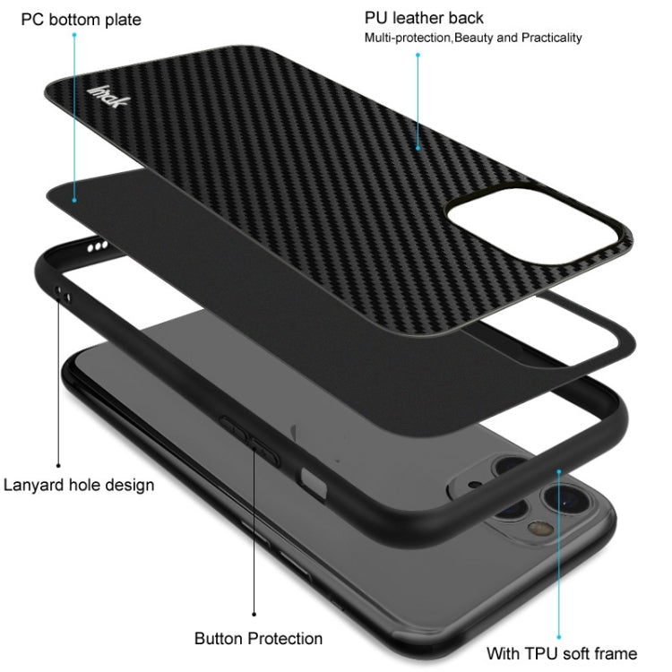 For Xiaomi Redmi K60 Ultra 5G IMAK LX-5 Series Shockproof PC + PU + TPU Protective Phone Case(Carbon Fiber Texture) - Xiaomi Cases by imak | Online Shopping UK | buy2fix