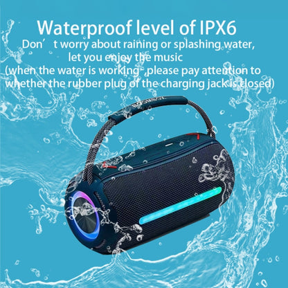 T&G X360 20W RGB Colorful Bluetooth Speaker Portable Outdoor 3D Stereo Speaker(Camouflage) - Desktop Speaker by T&G | Online Shopping UK | buy2fix