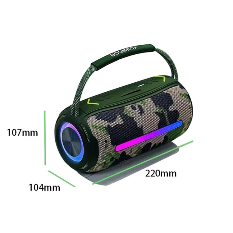 T&G X360 20W RGB Colorful Bluetooth Speaker Portable Outdoor 3D Stereo Speaker(Red) - Desktop Speaker by T&G | Online Shopping UK | buy2fix