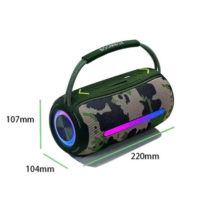 T&G X360 20W RGB Colorful Bluetooth Speaker Portable Outdoor 3D Stereo Speaker(Red) - Desktop Speaker by T&G | Online Shopping UK | buy2fix