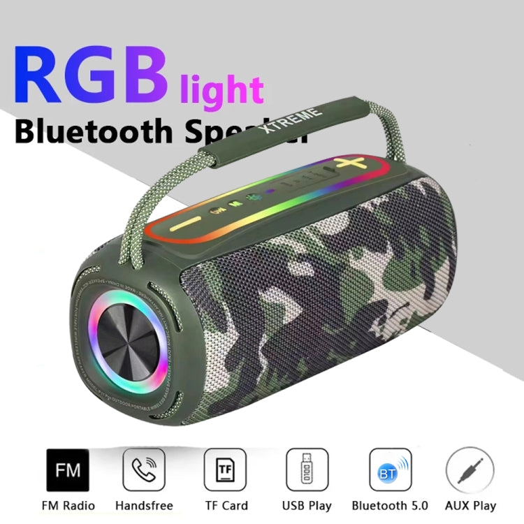 T&G P11 Pro 20W Portable 3D Stereo Bluetooth Speaker with RGB Colorful Light(Blue) - Desktop Speaker by T&G | Online Shopping UK | buy2fix