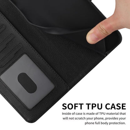 For iPhone 16e Cartoon Cats Leather Phone Case(Black) - iPhone 16e Cases by buy2fix | Online Shopping UK | buy2fix