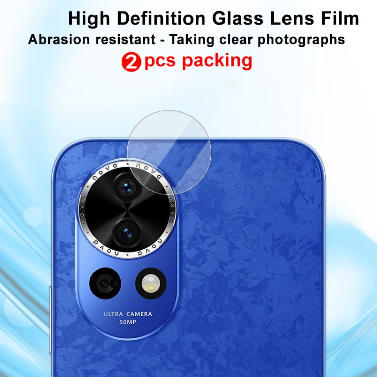 For Huawei nova 12 / 13 2 PCS/Set IMAK HD Glass Rear Camera Lens Film - For Huawei by imak | Online Shopping UK | buy2fix