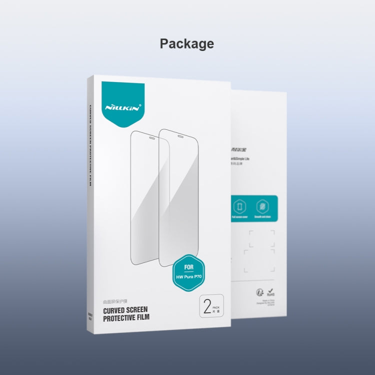 For Huawei Pura 70 NILLKIN Impact Resistant CurvedSurface Film - Huawei Tempered Glass by NILLKIN | Online Shopping UK | buy2fix