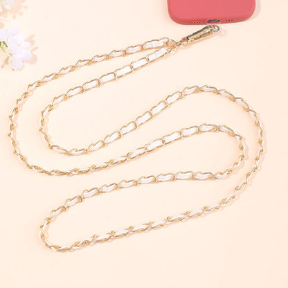 Metal Chain Crossbody Chain Phone Lanyard with Clip,Length: 1.25m, Model:K1647-7mm - Lanyards & Wrist Straps by buy2fix | Online Shopping UK | buy2fix