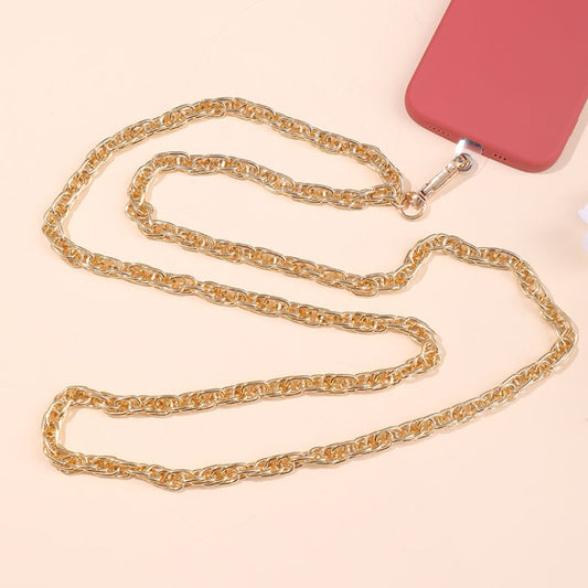 Metal Chain Crossbody Chain Phone Lanyard with Clip,Length: 1.25m, Model:K1651-9mm - Lanyards & Wrist Straps by buy2fix | Online Shopping UK | buy2fix