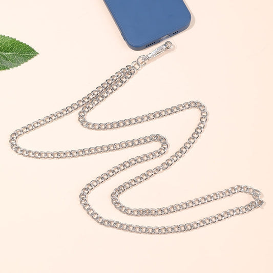 Metal Chain Crossbody Chain Phone Lanyard with Clip,Length: 1.25m, Model:K1653-7.5mm - Lanyards & Wrist Straps by buy2fix | Online Shopping UK | buy2fix