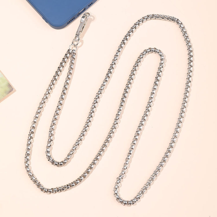 Metal Chain Crossbody Chain Phone Lanyard with Clip,Length: 1.25m, Model:K1658-6mm - Lanyards & Wrist Straps by buy2fix | Online Shopping UK | buy2fix