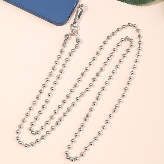 Metal Chain Crossbody Chain Phone Lanyard with Clip,Length: 1.25m, Model:K1660-6mm - Lanyards & Wrist Straps by buy2fix | Online Shopping UK | buy2fix