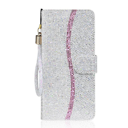 For iPhone Air Glitter Powder Filp Leather Phone Case(Silver) - iPhone Air Cases by buy2fix | Online Shopping UK | buy2fix